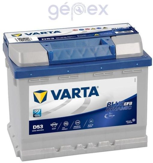 VARTA BLUE dynamic EF 12V 60Ah Jobb+(560500)